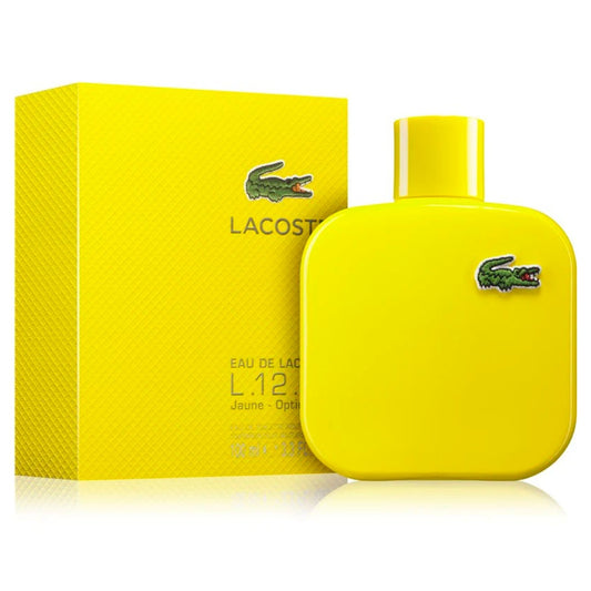 Lacoste Eau de Lacoste L.12.12 Jaune Optimistic 100ml EDT Hombre - Attoperfumes