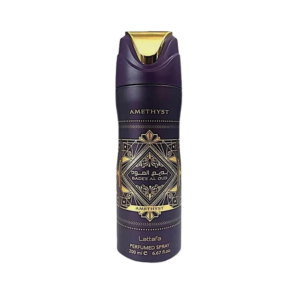 Spray Corporal Perfumado Lattafa Amethyst 200ml Unisex - Attoperfumes