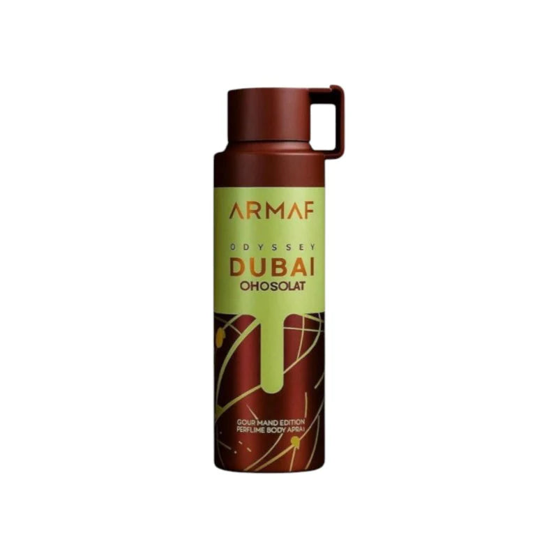 Spray Corporal Perfumado Armaf Odyssey Dubai Chocolat  200ml Unisex - Attoperfumes