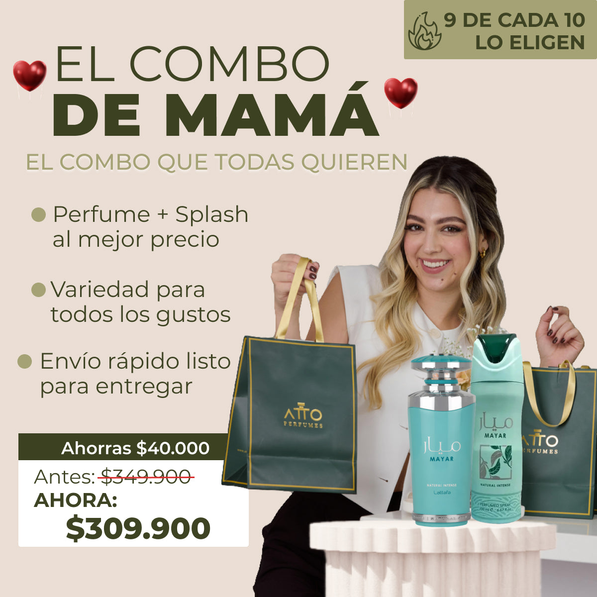 Combo Mayar Natural Intense - Attoperfumes