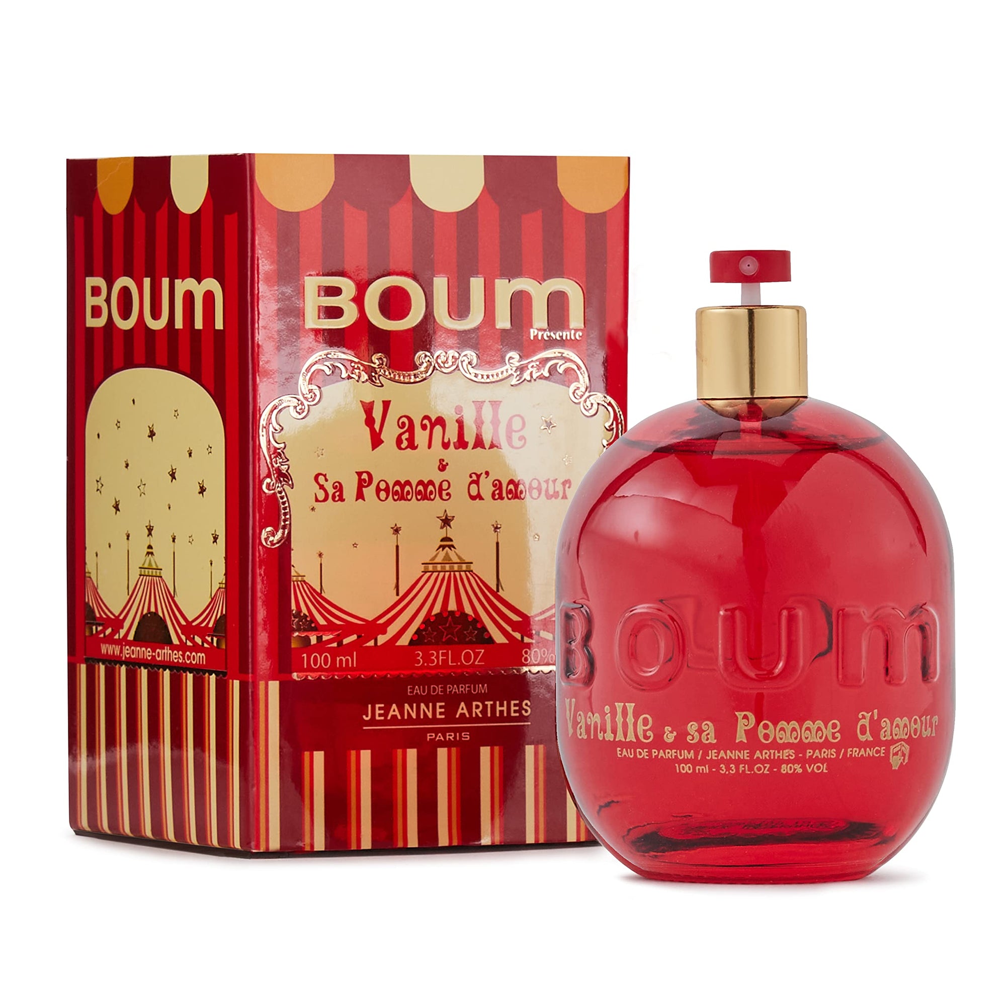 Boum Vanille Pomme D'amour by Jeanne Arthes Eau de Parfum Spray 3.4 oz (women)