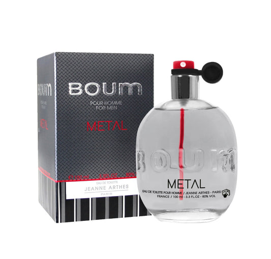 Jeanne Arthes Boum Metal 100ml EDT Hombre - Attoperfumes